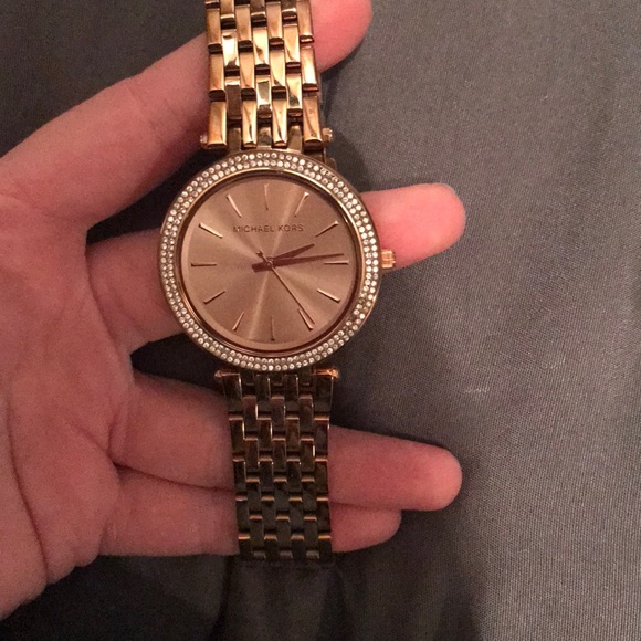 Authentic Michael Kors rose gold watch